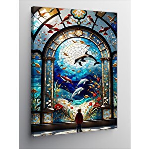 Kanvas Tablo Vitray Cam Müzesi 70x100 cm