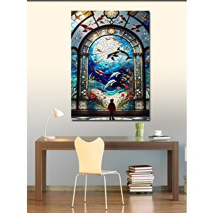 Kanvas Tablo Vitray Cam Müzesi 70x100 cm