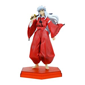 Inuyasha Anime Karakter Figür Oyuncak Standlı Biblo 19 Cm