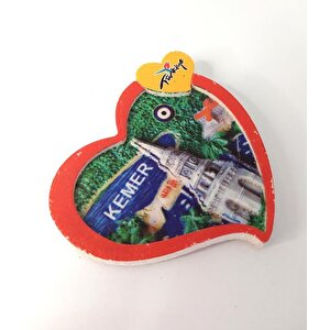 Çift Kalpli Magnet Buzdolabı Süsü Mıknatıslı