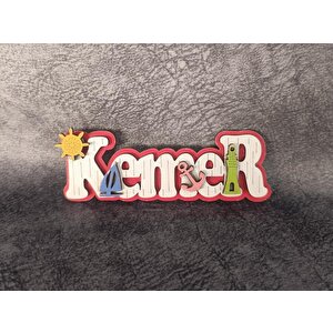 Magnet Dümen Çapa Gemi Kule Yelken Deniz Kabuk Nazar Göz Buzdolabı Süsü Ahşap Magnet Mıknatıslı Hediyelik Eşya