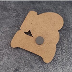 Magnet Kalp Dümen Gemi Kule Yelken Buzdolabı Süsü Ahşap Magnet
