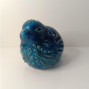 Buhurdanlık Kuş Çini Mumluk Işık Ev Dekor Masa Özel Gün Hediye