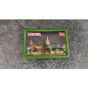 Magnet Antalya Görseli Turistik Buzdolabı Süsü Manyetik Mıknatıslı Hediyelik Eşya