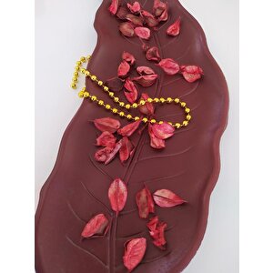 Modern Dekoratif Otantik Yaprak Mumluk Biblo Masaüstü Süsü