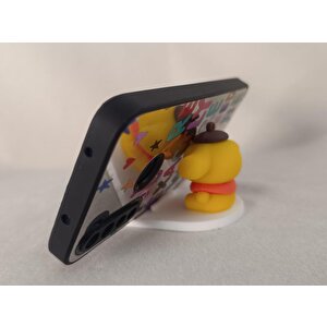 Telefon Tutucu Sanrio Pompompurin Silikon Telefon Standı Karakter Figür Oyuncak