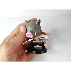 Anime Demon Slayer Inosuke Hashibira İblis Avcısı Mini Figür Eylem Karakter Figür Oyuncak Biblo 8 Cm