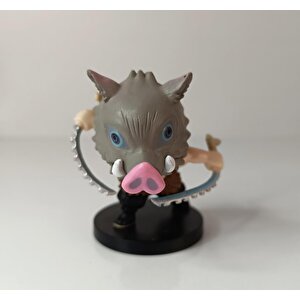 Anime Demon Slayer Inosuke Hashibira İblis Avcısı Mini Figür Eylem Karakter Figür Oyuncak Biblo 8 Cm