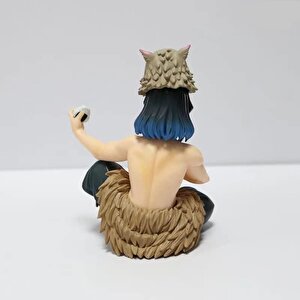 Anime Demon Slayer Kimetsu No Yaiba Inosuke Hashibira 11 Cm Oturan Karakter Figür Oyuncak Biblo