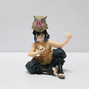 Anime Demon Slayer Kimetsu No Yaiba Inosuke Hashibira 11 Cm Oturan Karakter Figür Oyuncak Biblo