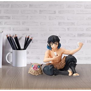 Anime Demon Slayer Kimetsu No Yaiba Inosuke Hashibira 11 Cm Oturan Karakter Figür Oyuncak Biblo