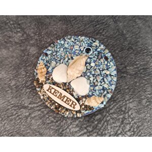 Magnet Deniz Kabuk Nazar Göz Buzdolabı Süsü Ahşap Magnet Mıknatıslı Hediyelik Eşya