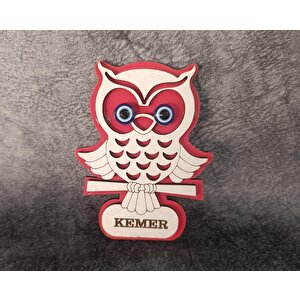 Magnet Baykuş Hayvan Nazar Boncuk Buzdolabı Süsü Ahşap Magnet Mıknatıslı Hediyelik Eşya