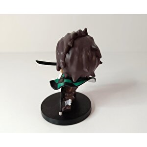 Anime Demon Slayer Tanjiro Kamado İblis Avcısı Mini Figür Eylem Karakter Figür Oyuncak Biblo 8 Cm