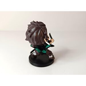 Anime Demon Slayer Tanjiro Kamado İblis Avcısı Mini Figür Eylem Karakter Figür Oyuncak Biblo 8 Cm