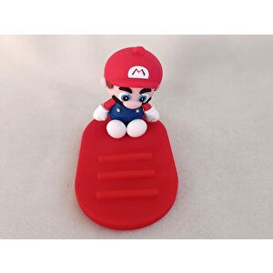Telefon Tutucu Süper Mario Silikon Telefon Standı Karakter Figür Oyuncak 15513