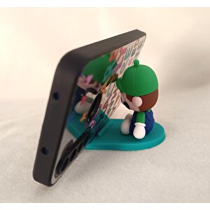 Telefon Tutucu Süper Mario Silikon Telefon Standı Karakter Figür Oyuncak