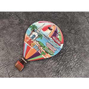 Magnet Deniz Manzara Plaj Balon Buzdolabı Süsü Ahşap Mıknatıslı Magnet Mıknatıslı Hediyelik Eşya