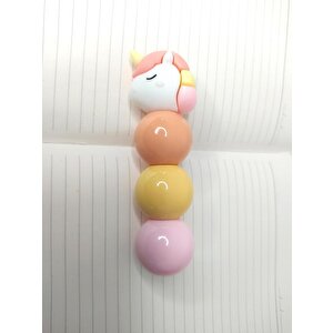 Hdmarketim 3 Lü Unicorn 3 Renk Fosforlu Kalem