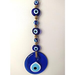 Cam Nazar Kötü Göz Kovucu Hand Made Ağaç Duvar Dekorasyonu Hasır Nazarlık Duvar Ağaç Ev Süsü