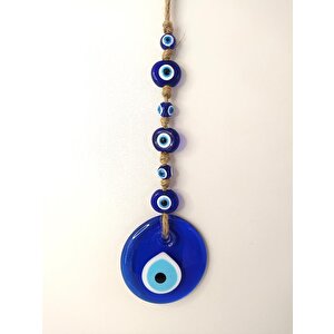 Cam Nazar Kötü Göz Kovucu Hand Made Ağaç Duvar Dekorasyonu Hasır Nazarlık Duvar Ağaç Ev Süsü