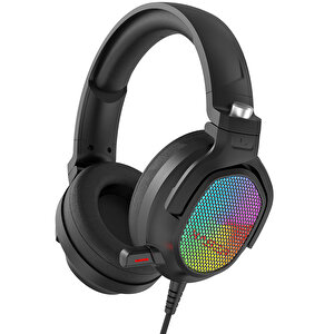 Gt-hv900 Siyah 7.1 Usb Rgb Gaming Oyuncu Mikrofonlu Kulaklık