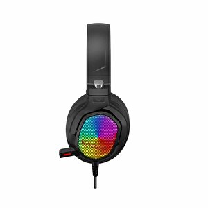Gt-hv900 Siyah 7.1 Usb Rgb Gaming Oyuncu Mikrofonlu Kulaklık