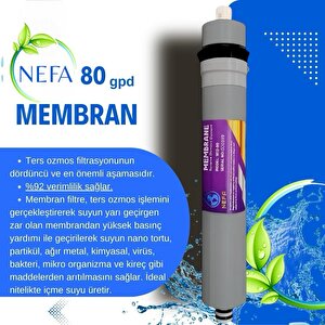 Tüm Açık Kasalar Için Filtre Seti, 7 Aşamalı, 80 GPD Membran,