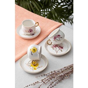 Valerie 6 Kişilik Kahve Fincanı Takımı Kai-06333