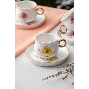 Valerie 6 Kişilik Kahve Fincanı Takımı Kai-06333