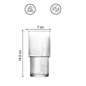 Helen Su Bardak - 6 Parça Su Meşrubat Bardağı Hln376