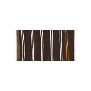 Krem Sari Rengi̇ El Dokuma Vi̇ntage Ki̇li̇m