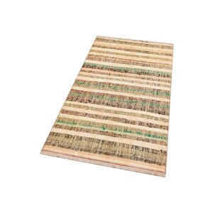 Gerçek El Dokuma Krem Multi Renk Vi̇ntage Ki̇li̇m