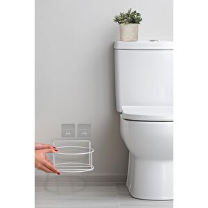 Okyanus Home Beyaz Eko Magic Askılı Yuvarlak Mina Çöp Kovası