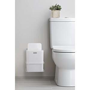 Okyanus Home Beyaz Eko Magic Askılı Kare Mina Çöp Kovası