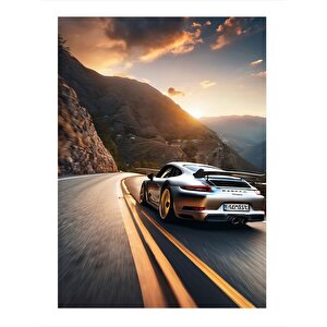 Spor Araba Art Mdf Tablo 35cm X50cm 35x50 cm