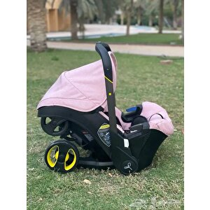 Yeni Nesil Oto Koltuğu Bebek Arabası Pembe