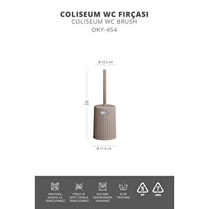 Okyanus Home Coliseum Vizon Wc Fırçalık