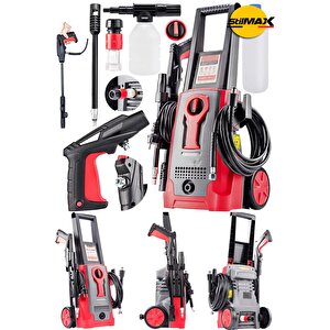 Germany Yüksek Performans Bl Motor Bakır Sargılı 150bar Basınçlı Oto Ve Bahçe Yıkama Makinesi