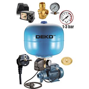 24lt Paslanmaz Tank + Hidrofor Motoru 2 Kat 2 Daire Paket Hidrofor Seti Santrifüj Full Bakır Pompa