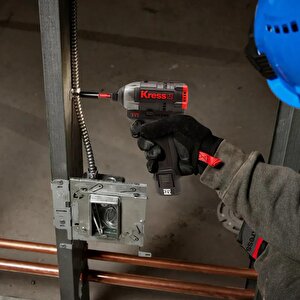 Kress Kub50.2 12volt 2.0ah Li-ion Çift Akülü 140nm Kömürsüz Profesyonel Şarjlı Darbeli Tornavida