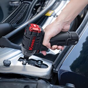 Kress Kub50.2 12volt 2.0ah Li-ion Çift Akülü 140nm Kömürsüz Profesyonel Şarjlı Darbeli Tornavida