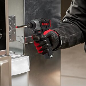 Kress Kub50.2 12volt 2.0ah Li-ion Çift Akülü 140nm Kömürsüz Profesyonel Şarjlı Darbeli Tornavida