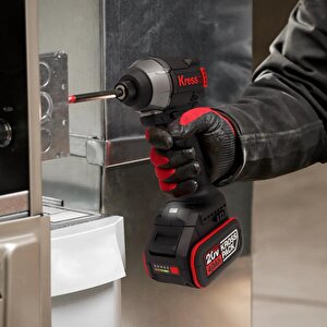 Kress Kub61.91 20volt 230nm Kömürsüz Profesyonel Şarjlı Otomatik Darbe Ayarlı Tornavida (akü Dahil Değildir)