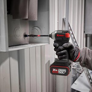 Kress Kub61.91 20volt 230nm Kömürsüz Profesyonel Şarjlı Otomatik Darbe Ayarlı Tornavida (akü Dahil Değildir)