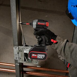 Kress Kub61.91 20volt 230nm Kömürsüz Profesyonel Şarjlı Otomatik Darbe Ayarlı Tornavida (akü Dahil Değildir)