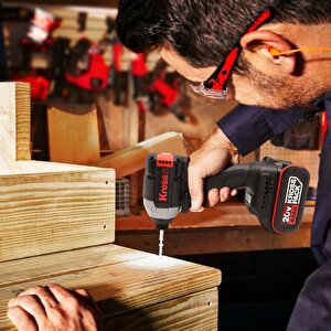 Kress Kub61.91 20volt 230nm Kömürsüz Profesyonel Şarjlı Otomatik Darbe Ayarlı Tornavida (akü Dahil Değildir)
