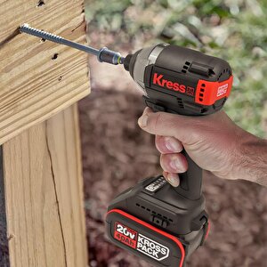 Kress Kub61.91 20volt 230nm Kömürsüz Profesyonel Şarjlı Otomatik Darbe Ayarlı Tornavida (akü Dahil Değildir)