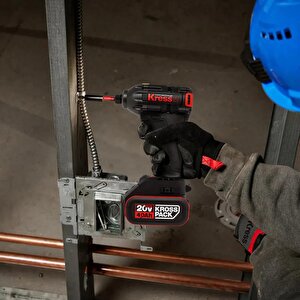 Kress Kub60.2 20volt 4.0ah Li-ion Çift Akülü 230nm Kömürsüz Profesyonel Şarjlı Darbeli Tornavida