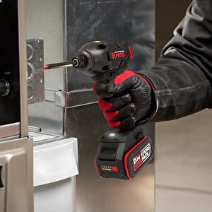 Kress Kub60.2 20volt 4.0ah Li-ion Çift Akülü 230nm Kömürsüz Profesyonel Şarjlı Darbeli Tornavida